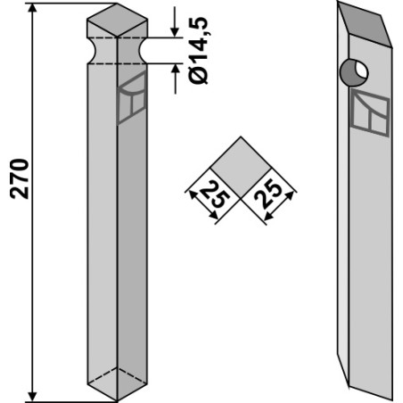 Dent rotative - Krone - 514486.1