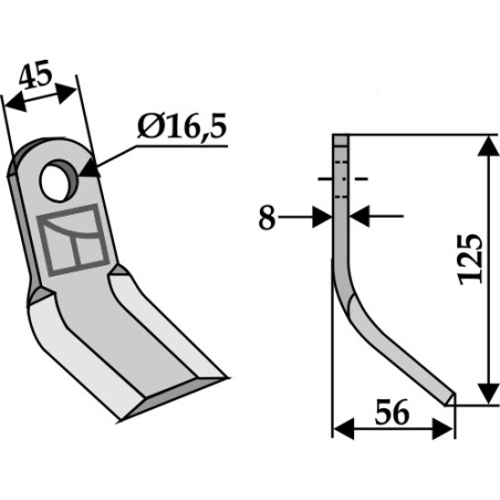 Couteau-Y - Kuhn - J1891018