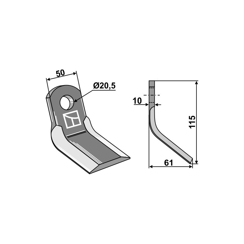 Couteau-Y - Maschio / Gaspardo - M03400406