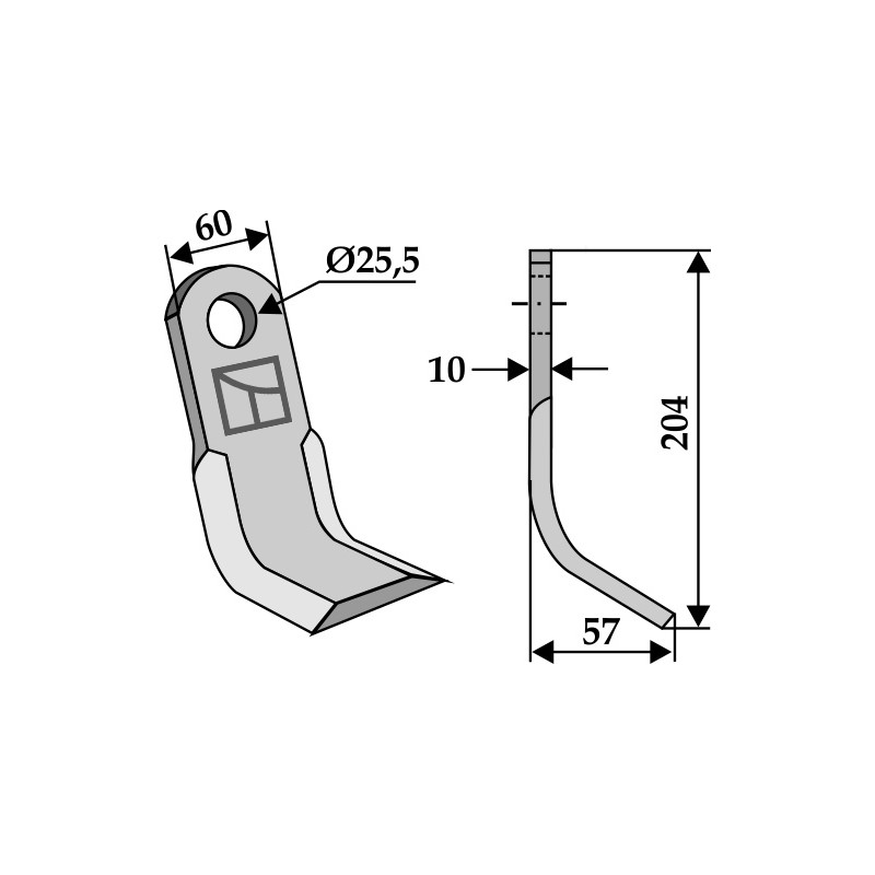 Couteau-Y - Kuhn - 606.0004 - J2555004