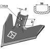 Soc triangulaire 200 x 6 - John Deere - N 182044