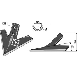 Soc triangulaire - AG004146