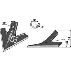 Soc triangulaire - AG004142