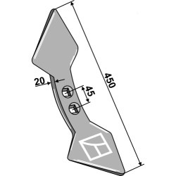 Soc double-coeur  45