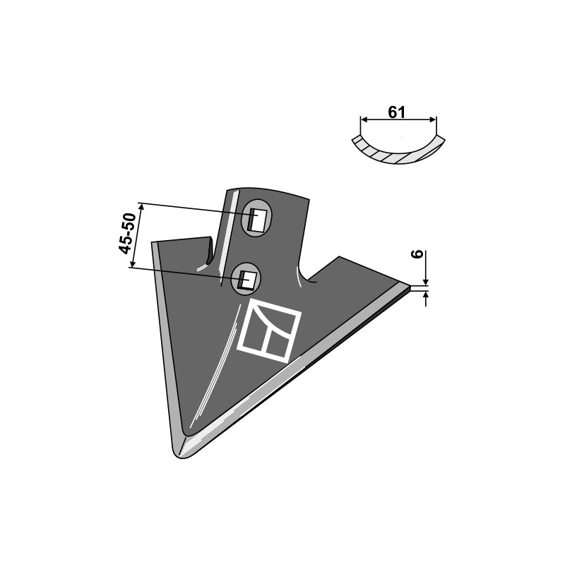 Soc triangulaire - AG003864