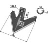 Soc triangulaire 180mm - AG003820