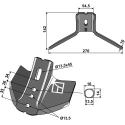 Soc triangulaire - Vogel u. Noot - CV008008