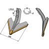 Soc triangulaire 200mm - Carbure