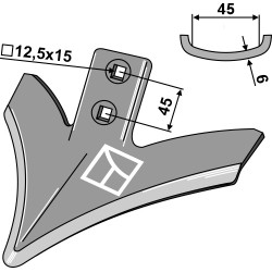 Soc à ailette (courbé) - AG014648