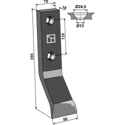 Soc d'extirpateur - AG014661