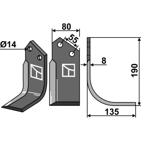 Soc latéral - droite - Bednar - KM060350