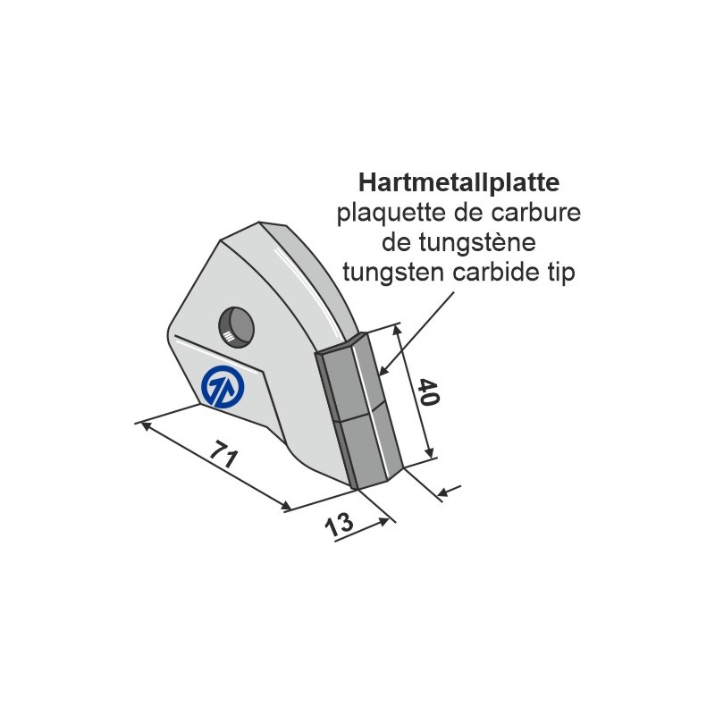 Pointe interchangeable - Semence uniquemen - AG014749