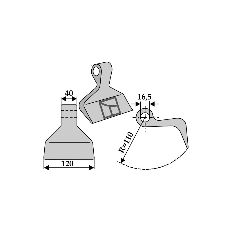 Marteau broyeur - Mc Connel - 1026026