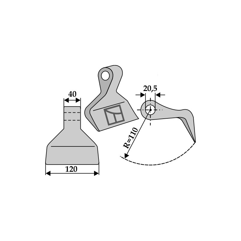 Marteau broyeur - Kuhn - JX138919