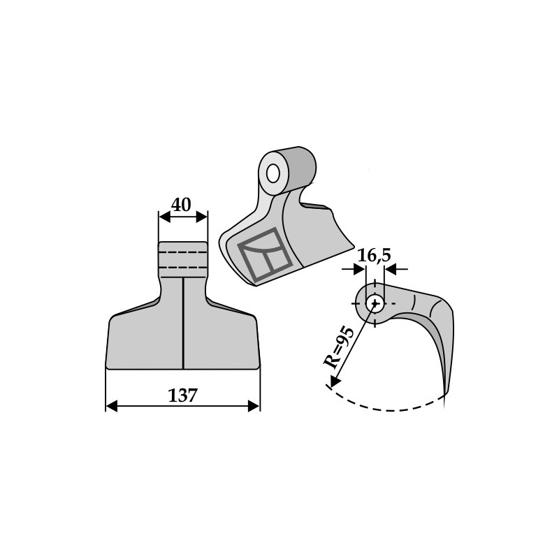 Marteau broyeur - Maschio / Gaspardo - 21004030