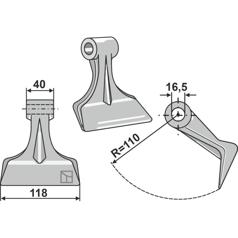 Marteau broyeur - Maletti - MA6402076 - MA6303076 - MA6401076