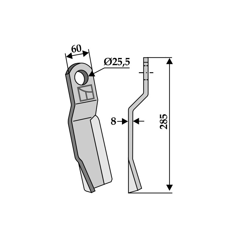 Couteau-broyeur - AG002496