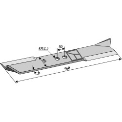 Couteau droit - AG002432