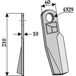 Fléau - gauche - AG002333