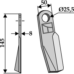 Fléau - gauche - AG002328