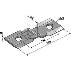 Couteau-broyeur - AG001888