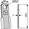 Couteau droit - AG001856