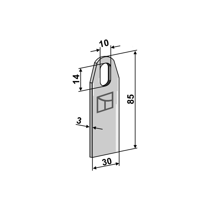 Couteau broyeur - AG001819