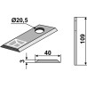 Couteau pour faucheuse - Kverneland - 58 372 000