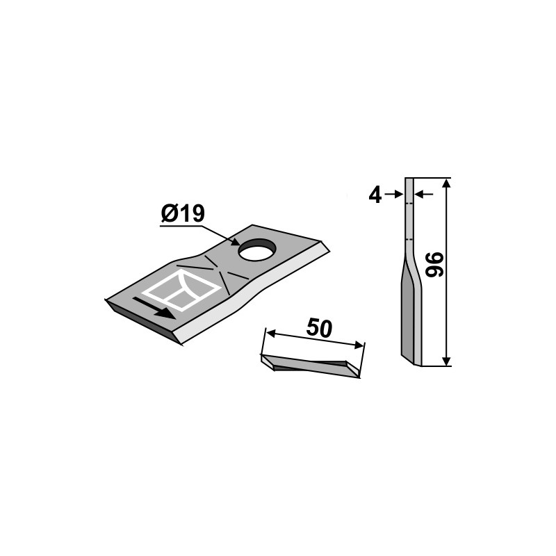 Couteau pour faucheuse - Krone - 146690.1