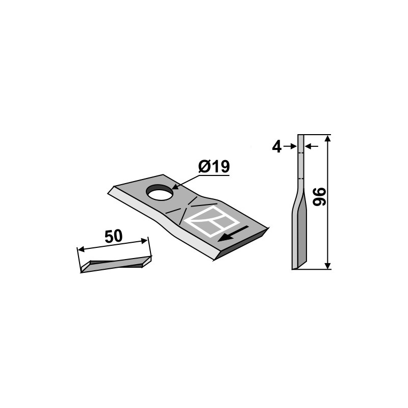 Couteau pour faucheuse - Krone - 146691.1