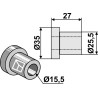 Entretoise interne - Bomford - 09.894.01