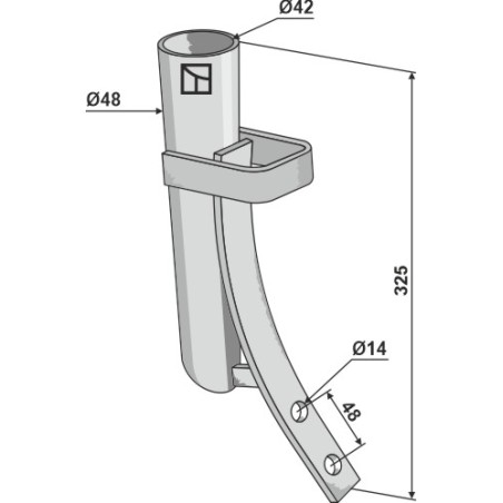 Pipe à lisier D48 - AG003042