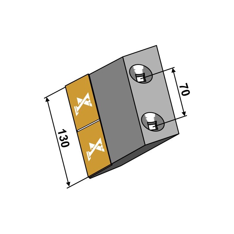 Aileron à soc court - Widia - gauche - AG003525