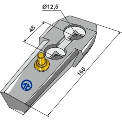 Adaptateur compl. - Serie 410 - Bourgault 410-QCA-5020