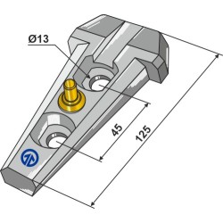 Adaptateur compl. - Serie 200 - Bourgault 200-QCA-4700