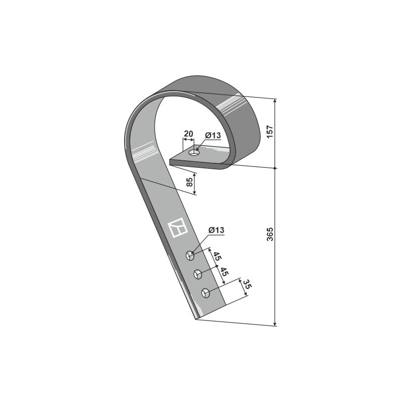 Dent niveleuse - Köckerling - 903476