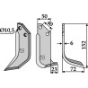 Lame de fraise rotative droite - B.C.S. - 42305