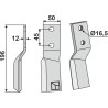 Dent rotative, modèle gauche - Celli - 422631