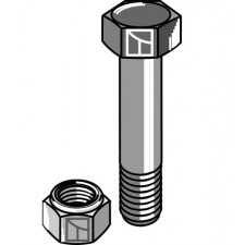 Boulon avec écrou frein - M14x2 - 10.9 - AG002623