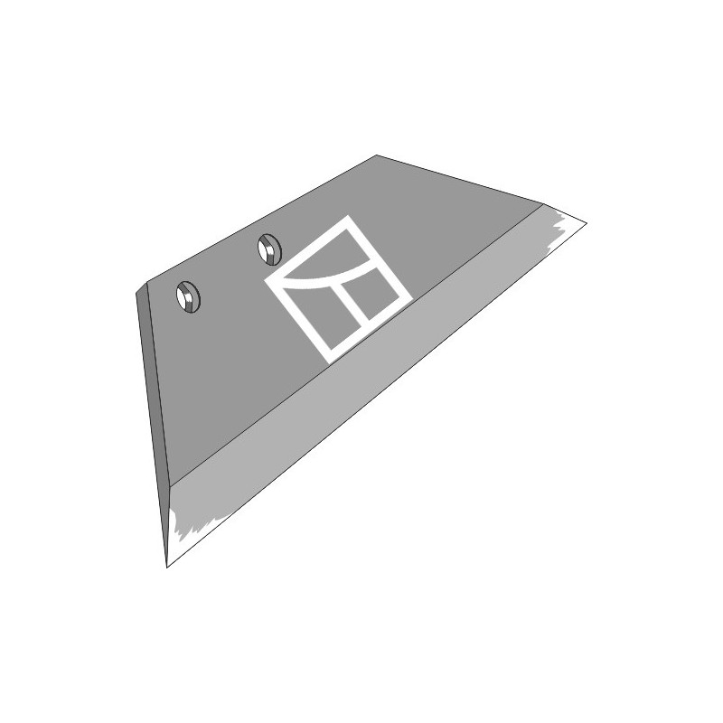 Soc de charrue à pointe réversible- 16“ gauche - Agrolux - 85382