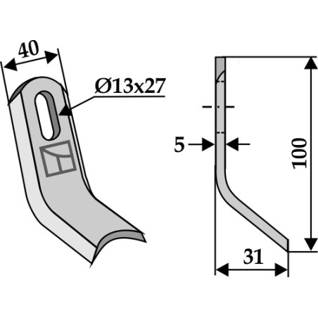 Couteau-Y - Mulag - SB40070142 - 112275