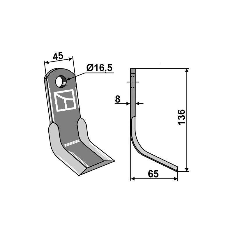 Couteau-Y - Maschio / Gaspardo - T21004040