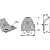 Couteau pour mélangeurs de fourrage - AG005858