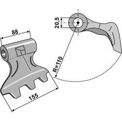 Marteau broyeur - Kuhn - 6060007