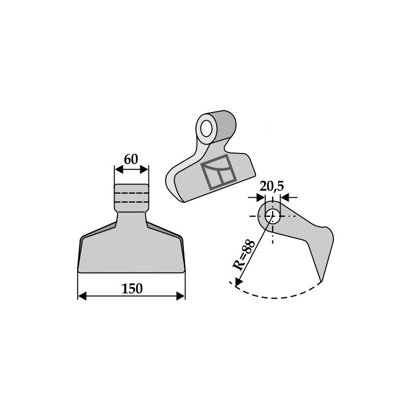 Marteau broyeur - Maschio - M03400410