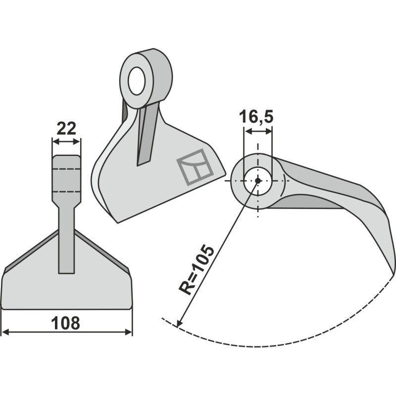 Marteau broyeur - Ferri - 0901134