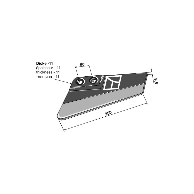 Aileron de rechange - gauche - AG003663