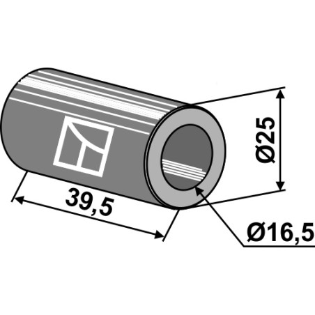 Entretoise Ø25 - Mc Connel - 7314233