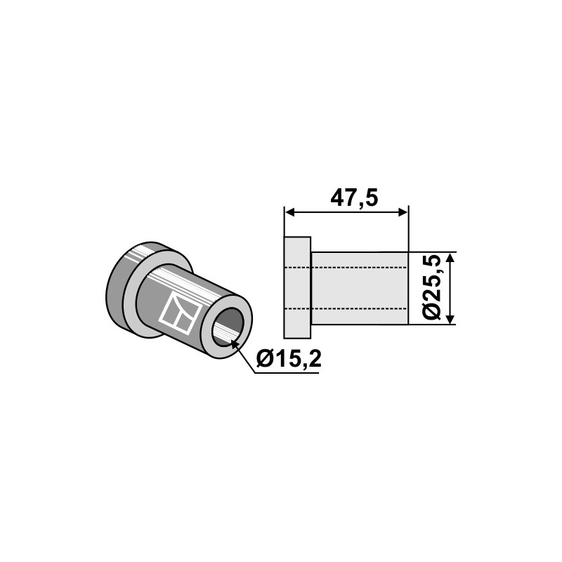 Entretoise interne - Bomford - 09.894.01