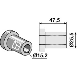 Entretoise interne - Bomford - 09.894.01